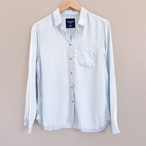 American Eagle Outfitters Chambray Top